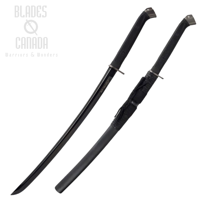Honshu Boshin Midnight Forge Wakizashi Sword, 1060 Carbon, UC3125B